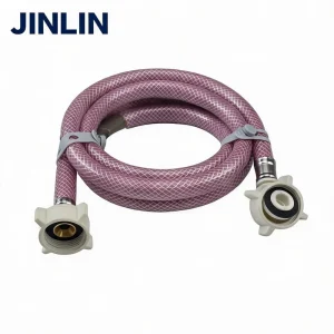 PVC Bathroom Washing Machine Inlet Hose Flexible Water Supply Pipe Easy Installation for Automatic Washing Machine