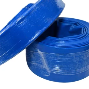 PVC Blue Lay Flat Water Hose 1 2 3 Inch Flexible Pipe for Pool Pump Farm Agriculture Irrigation