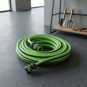 PVC Braided Garden Hose 50FT High Pressure Flexible Water Pipe for Home Gardening