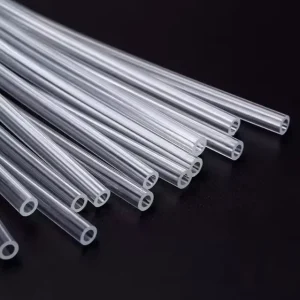 PVC Clear Braided Coil Tube Transparent Vinyl PVC Hose Steel Wire Reinforced Chemical Resistant