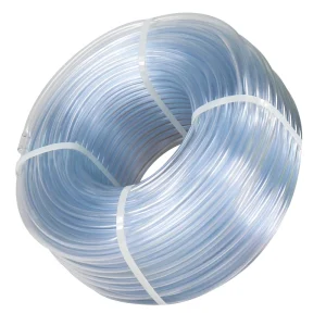 PVC Clear Flexible Transparent Hose for Water and Oil Industrial Use, 1-2 Bar Pressure, -5 to +65, 30m/50m/100m Length Options