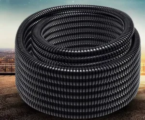 PVC Corrugated Hose Dustproof Plastic Bellows Tube For Electrical Cabinet Wiring