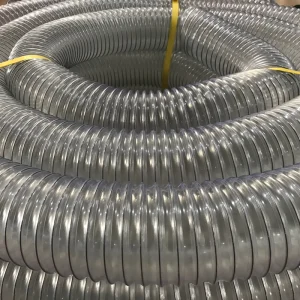 PVC Corrugated Pool Suction Hose Antistatic Flexible 100mm 10M FSL-PVC300