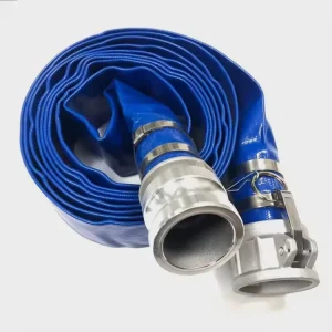 PVC High Pressure Durable Flexible Layflat Hose CE Certification CAMLOCK Connection Anti UV Eco Friendly for Agricultural