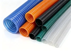 PVC Fabric Reinforced Suction Hose 5.0mm Wall Thickness -20C to 60C Working Temperature