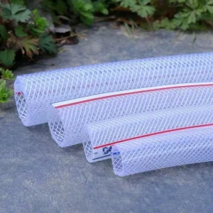 PVC Fiber Garden Hose 1/2 Inch 100ft Durable Flexible Kink Resistant High Pressure Custom Colors 150 PSI