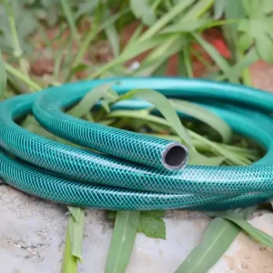 PVC Fiber Garden Hose Durable Flexible High Pressure UV Resistant Corrosion Resistant Leak Proof Water Solution for