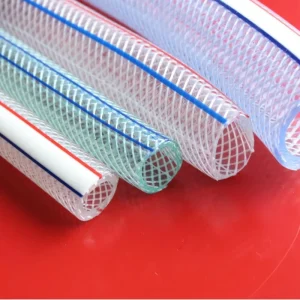 PVC Fiber Reinforced High Pressure UV Resistant Hose Pipe Custom Colors Flexible Extruded Irrigation Hose ISO Standard Garden
