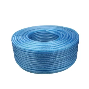 PVC Fiber Reinforced Hose Flexible Transparent Braided Tubing Hose for Certificates