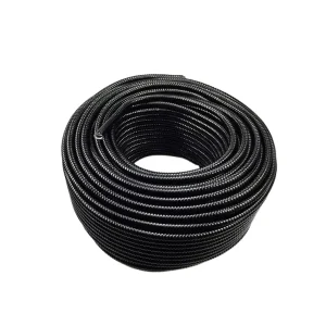 PVC Flexible Corrugated Conduit Galvanized Steel Flame Retardant Coating Plastic Metal Hose Threaded