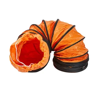 PVC Flexible Duct Hose HVAC Duct Hosing Flame Retardant for Ventilator Utility Blower Fan With Adjustable Rope and D Ring