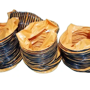 PVC Flexible Fire Resistant Air Hose Ventilation Duct 10m ISO Standard