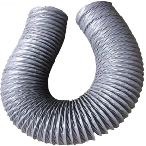 PVC Flexible Fire Resistant Mesh Ventilation Duct Hose Lightweight Durable for HVAC Exhaust Applications