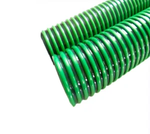 PVC Flexible Grit Suction Hose 6 Inch Steel Wire Reinforced Spiral Delivery Pipe Rotational Molding Cutting