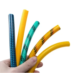 PVC Flexible Hose 5 16 8.5mm Agricultural Water Irrigation Pipe 5 Layers High Pressure Spray Hose 100m