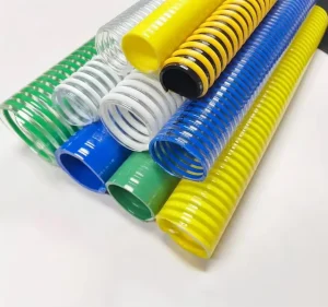 PVC Food Grade Flexible 3inch Sewage Water Suction Hose ISO9001 Certified 20 100M Length Light Weight