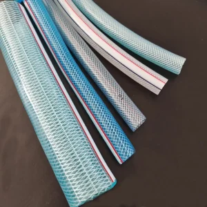 PVC Garden Hose 1/2 Inch Black Colorful Fiber Reinforced Waterproof Abrasion Resistant High Pressure Flexible