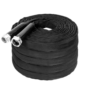 PVC Garden Hose 800D Polyester Water Hose with 3/4” Fittings for Outdoor & Garden Watering Made of Plastic