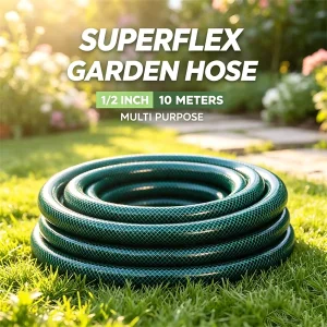 PVC Garden Hose Custom Color Smooth Coating with Brass Quick Connector for Greenhouse Irrigation Car Washing Lawn Care
