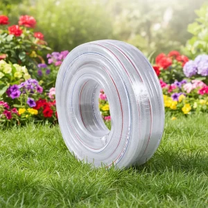 PVC Garden Hose Flexible Fiber Reinforced Anti UV Water Pipe for Garden Irrigation and Agricultural Use