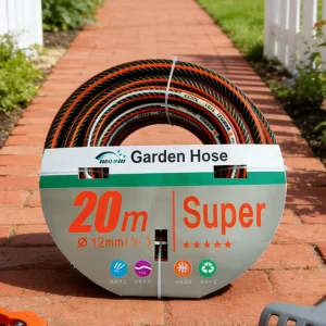 PVC Garden Hose Flexible High Pressure Water Pipe Anti-UV Durable Irrigation Tube For Car Washing & Gardening