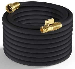 PVC Garden Hose Lightweight Flexible Anti UV High Pressure Leak Proof Brass Fittings ANSI Standard Watering Water Supply