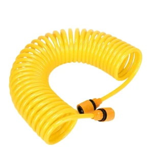 PVC Garden Hose Reels Spring Retractable Water Pipe Sprinkler for Gardening Water Gun Shower for Flowers Car Wash Plastic