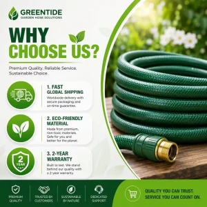PVC Garden Hose for Outdoor Use Durable Weather Resistant for Gardening Home Use