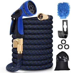 PVC Garden Hose for Watering Car Washing Lightweight Triple Stretch Magic Water Pipe 20m 30m 50m Reels 100m