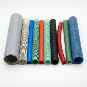PVC Grit Suction Hose With Rigid PVC Spiral Reinforcement 5 Inch 3 Inch PVC Suction Hose Pipe 100MM Helix Vacuum Hoses