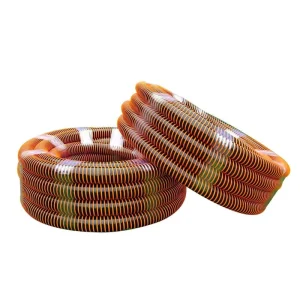 PVC Helix Reinforced Hose Resistant Negative Pressure Cutting 10m Length 1-4 Inches Inner Diameter Withstands 320F for Vacuum