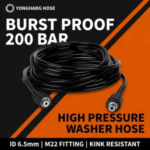 PVC High Pressure Flexible Anti UV Cleaning Hose 5/16 Specification 50m/100m Length for Car Washing ISO9001 Certified