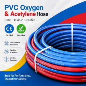 PVC High pressure Hose Supports Fixed length Cutting Universal Fiber reinforced Hose for Water and Gas Transmission
