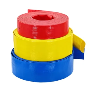 PVC Lay Flat Discharge Hose 3 Inch High-pressure Irrigation Agricultural Hose with Cutting Service