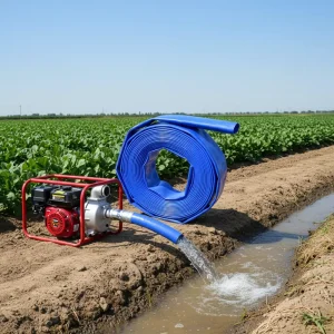 PVC Lay Flat Hose 1”-8” 50/100 Meters Length Flexible Durable International Standard for Irrigation