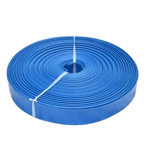 PVC Lay Flat Hose 1.5 Inch 30 M 2 Bar for Agricultural Irrigation Rubber Hoses