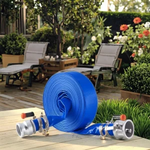 PVC Lay Flat Hose 6bar 3 Inch 100m Flexible Industrial Agricultural Irrigation Water Discharge