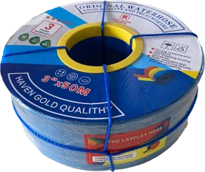 PVC Lay Flat Irrigation Hose 3 Inch High Pressure Flexible Lightweight Anti-UV Agricultural Water Pump Hose