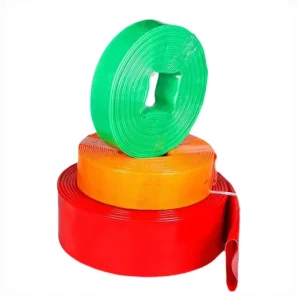 PVC Lay Flat Irrigation Hose 4-12 Inch Diameter 2-8 Bar Working Pressure for Agricultural Farmland Irrigation Dewatering Pump