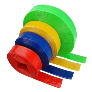 PVC Lay Flat Water Delivery Pipe Water Pump Hose 6 Inch Blue Layflat Hose for Irrigation