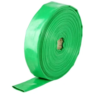 PVC Lay Flat Water Pump Irrigation Discharge Hose 3″ X 100m Blue Canvas Hose