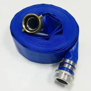 PVC Layflat Discharge Hose Pipe 1 2 3 4 5 6 8 10 Inch for Water Drain Pump Agriculture Irrigation Pool Backwash