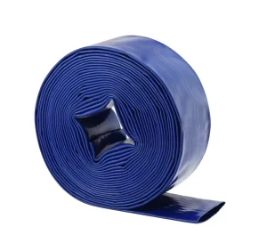 PVC Layflat Hose 2-8 Bar Agricultural Irrigation Flexible Water Discharge Anti-UV Lightweight Durable Cutting Service
