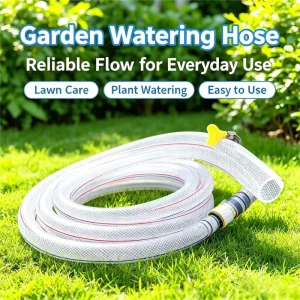 PVC Plastic Drain Hose ID 20 25mm Thickened Snake Skin Pipe Water Tube for Watering Car Washing Industrial Household Use