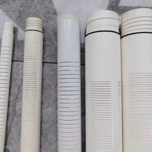 PVC Slotted Screen Pipe Plastic Tubes