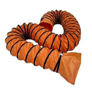 PVC Spiral Flexible Air Duct Flame Retardant Collapsible Ventilation Hose for Industrial Exhaust Mine Blower Fan Vent Pipe