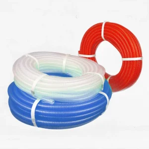 PVC Spiral Flexible Chemical Resistance Hose for Suction and Discharge Customizable Cutting Processing Service Available