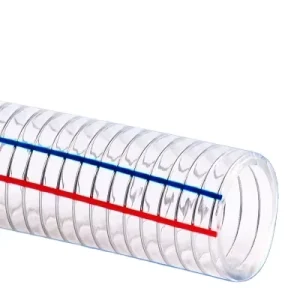 PVC Spiral Transparent Spring Pipe Steel Wire Reinforced Hose