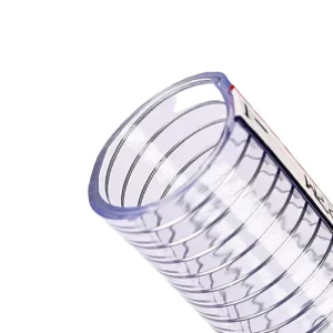 PVC Spiral Wire Reinforced Transparent Hose Suction and Discharge of Water Oil and Powder Hose