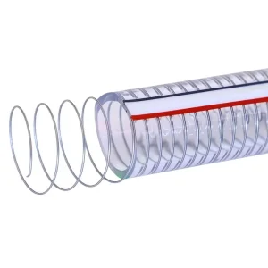 PVC Spring Ducts and 6 inch Steel Wire Flexible Hoses for Agricultural Gas Collection High Pressure and Resistant to Bending